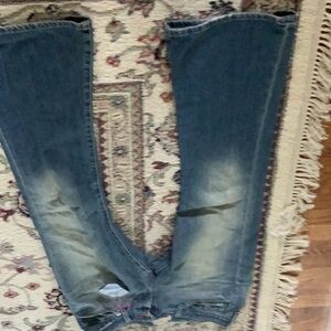 Vintage Abercrombie and Fitch size 4 wide leg jeans
